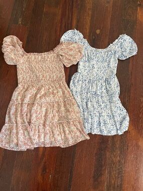 Altar'd State Rose/Pink Floral & Aeropostale Blue Floral Dresses